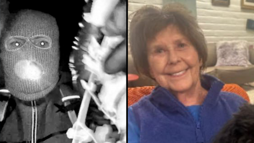 חשוד ב חטיפה של ננסי גאת'רי שתועד בפתח ביתה רגע לפני שניתק את המצלמה ב-1 בפברואר