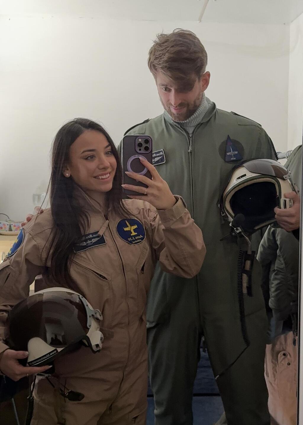 צילום אחרון לפני העלייה למסלול