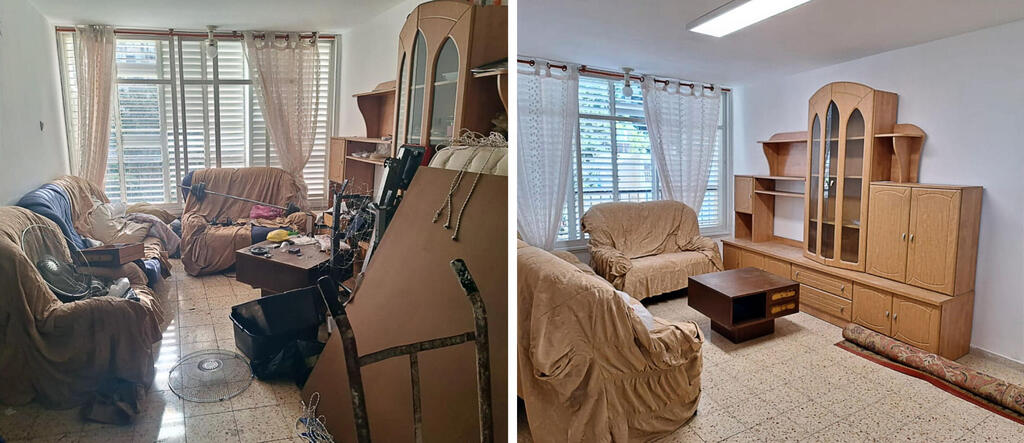 הדירה לפני ואחרי