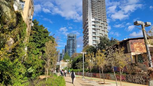 פארק המסילה. נעים לטייל כאן ויש בו ובסביבתו לא מעט מקומות לאכול