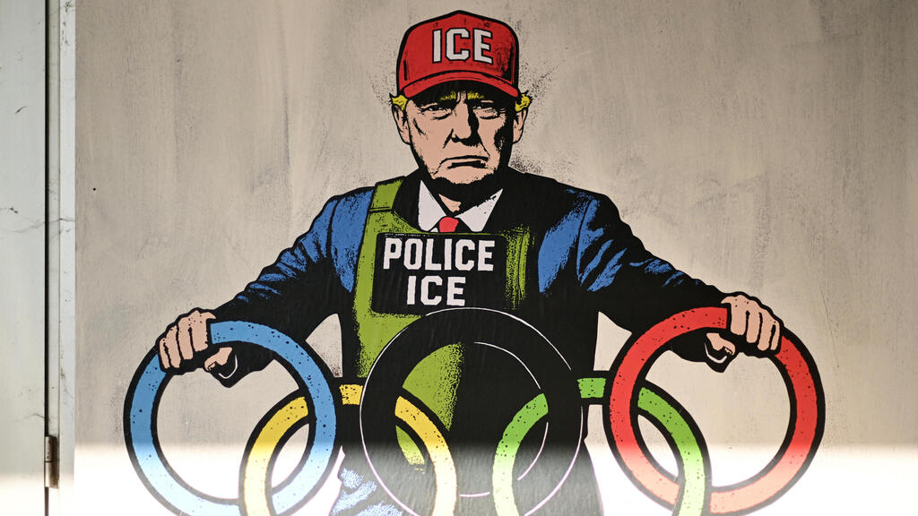 איור דונלד טראמפ אולימפיאדת החורף