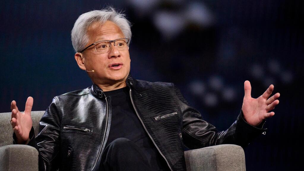 Nvidia CEO Jensen Huang (Photo: Bloomberg) מנכ"ל אנבידיה ג'נסן הואנג בתערוכת CES