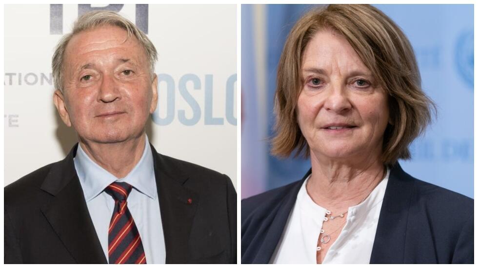 Терье Руд-Ларсен и Мона Юул 