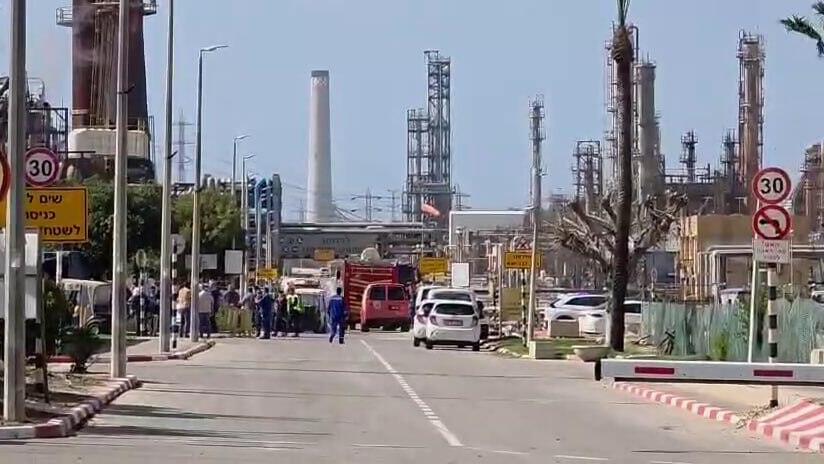 הזירה במפעל באשדוד שבו נהרגו שתי עובדות