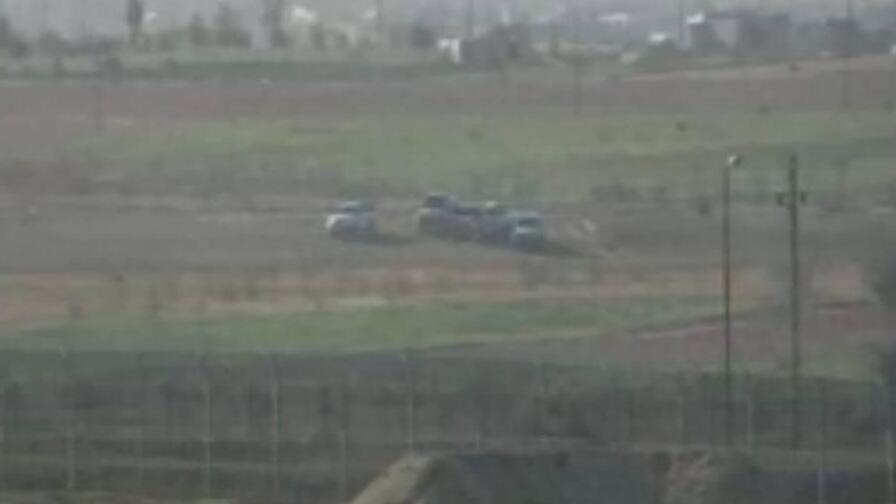 בשטח המצרי טנדרים חשודים התקרבו לגבול הישראלי