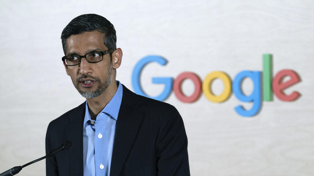 Google CEO Sundar Pichai: company to pay a fine of $4.7 billion (Photo: Jose Luis Magana / AP) מנכ"ל גוגל סונדר פיצ'אי