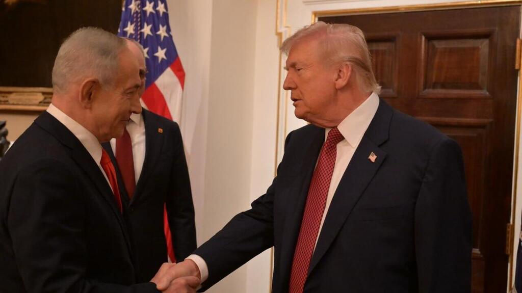 ראש הממשלה בנימין נתניהו נפגש עם נשיא ארה"ב דונלד טראמפ בבית הלבן