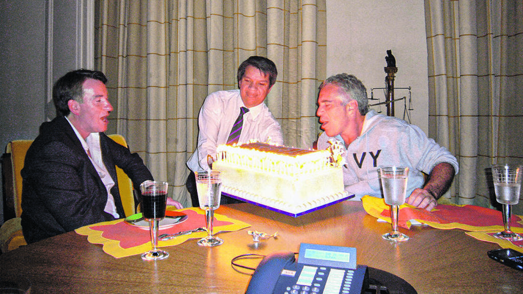 ג'פרי אפשטיין ופיטר מנדלסון