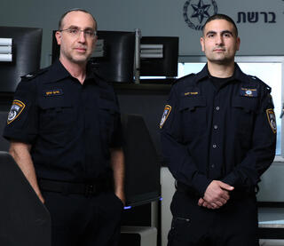 פקד אוהד יהב ורס״ב חיים יוחנן ממוקד 105