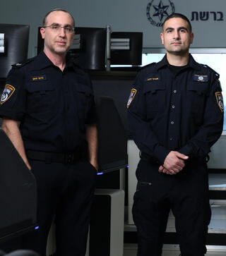 פקד אוהד יהב ורס״ב חיים יוחנן ממוקד 105