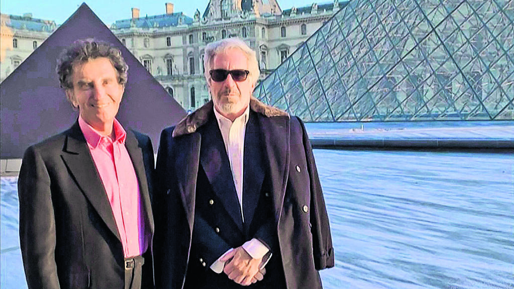 ג'פרי אפשטיין (מימין) והשר לשעבר ז'אק לאנג