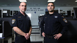 פקד אוהד יהב ורס״ב חיים יוחנן ממוקד 105