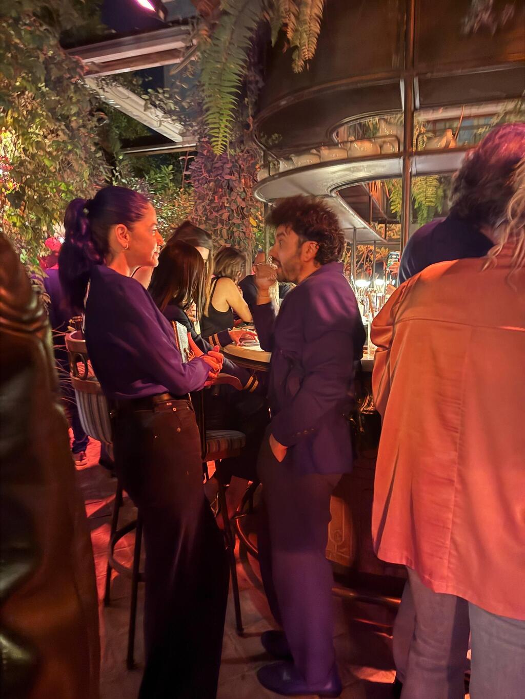 סנדי בר במסיבה הפרטית ביפו