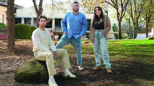 שילת סעדון, שחר יפרח ויואב שלו בקמפוס