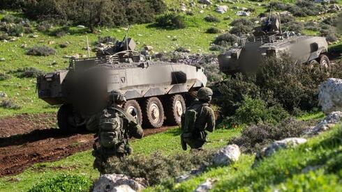 היערכות פיקוד מרכז לקראת הרמדאן: תרגיל מיוחד של סיירת נח"ל עם נגמ"שי אית"ן