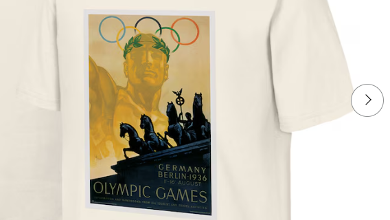 חולצת התעמולה הנאצית שנמכרה בחנות האולימפית