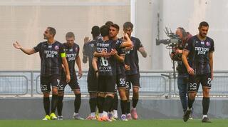 שחקני הפועל חיפה מאושרים