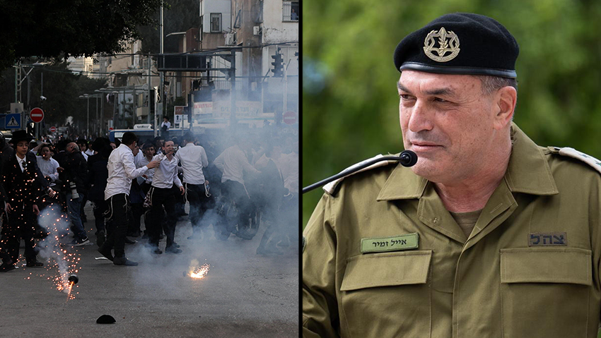 Photo: REUTERS/Nir Elias, IDF בני ברק