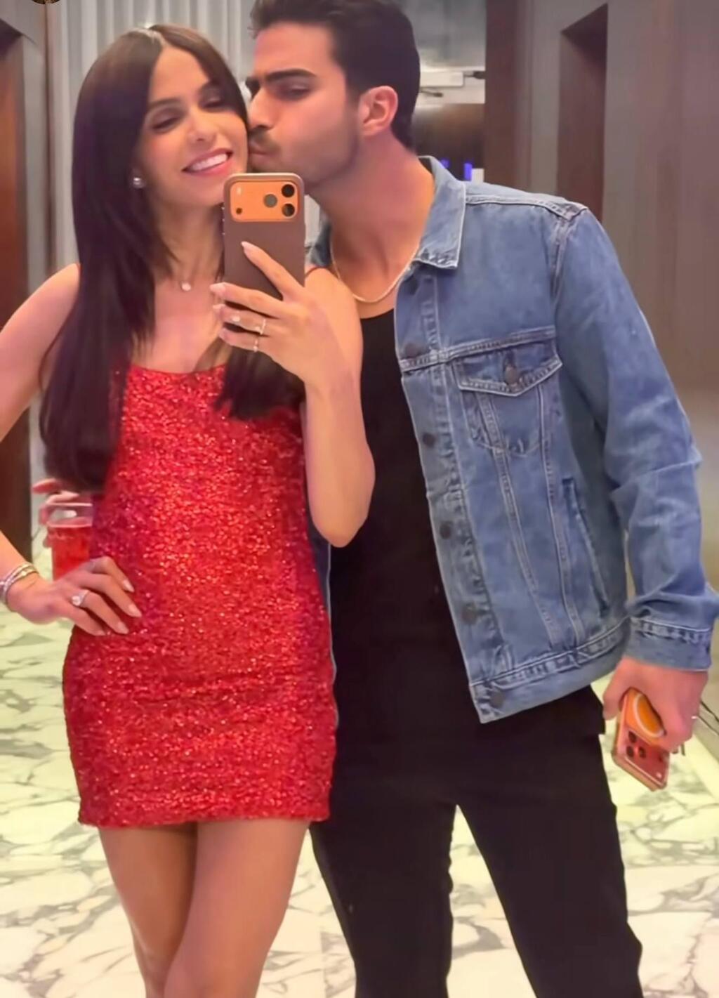 מיכל ויהודה חוגגים אהבה (צילום מסך אינסטגרם) מיכל ויהודה חוגגים אהבה