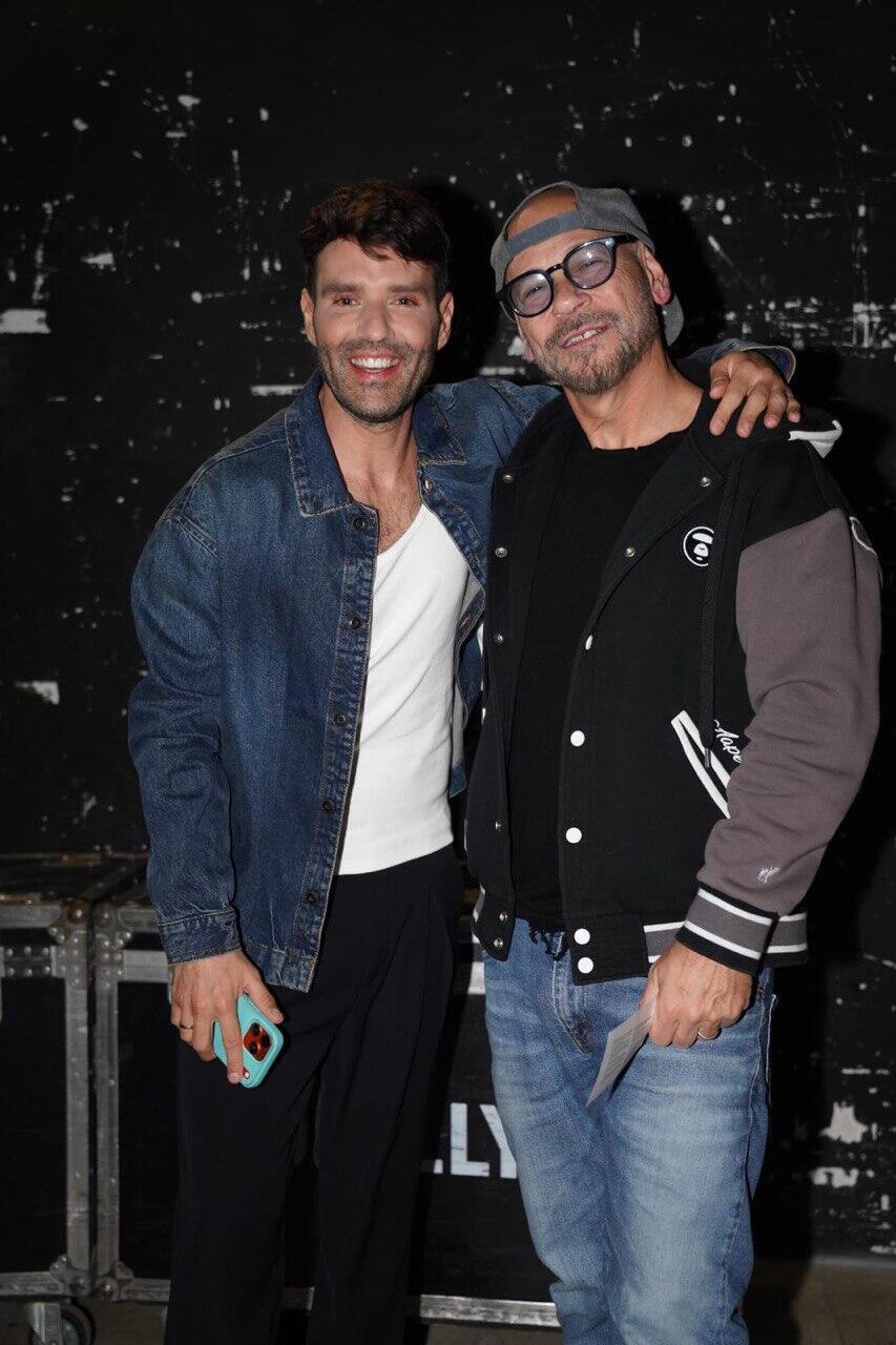 רגע לפני. רמי קלינשטיין ונעם חורב (צילום: תומר דיקר) הופעה נועם חורב