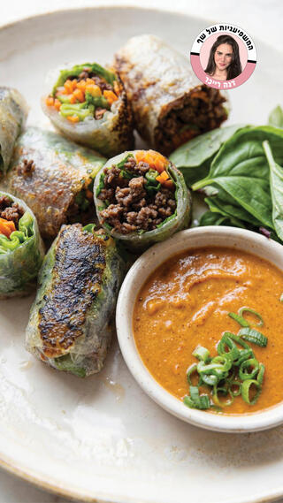 ספרינג רולס תאילנדיים עם בשר