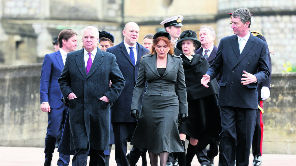 Prince Andrew, left, and his ex-wife Sarah Ferguson (Photo: Chris Jackson/Pool/AP) הנסיך אנדרו (משמאל) והגרושה שרה פרגוסון