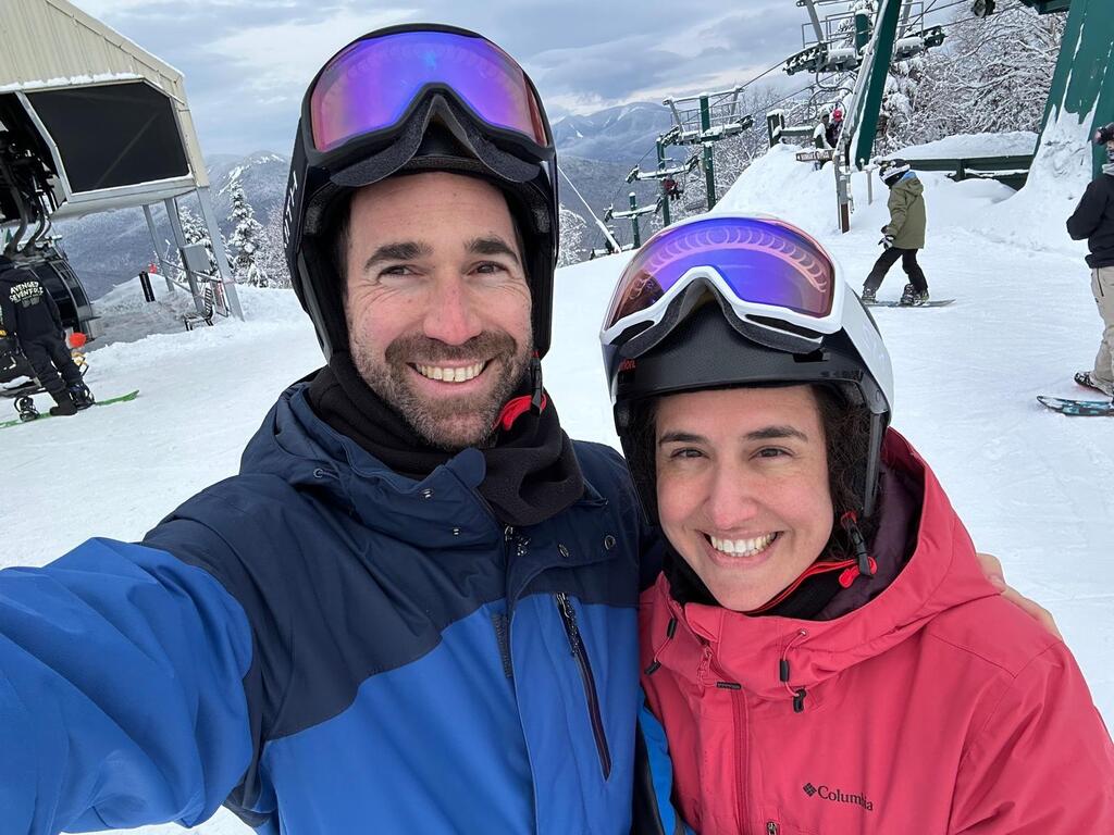 דפנה פרילוק ובעלה