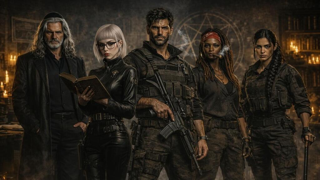 הדמויות מהספר "יחידת האוב"