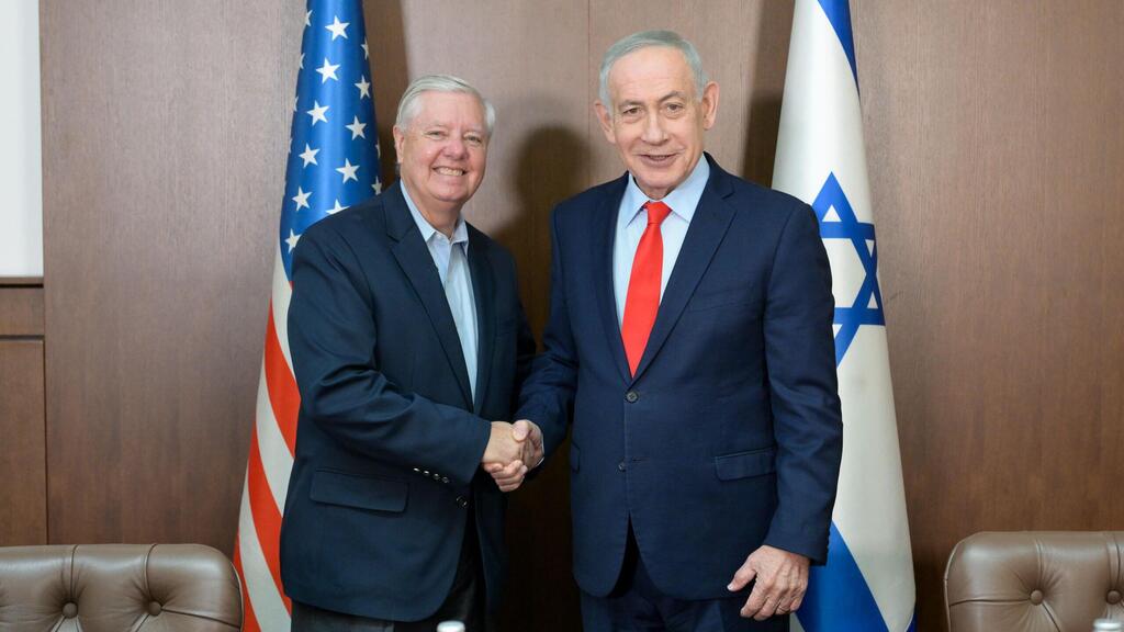 ראש הממשלה בנימין נתניהו נפגש היום (ב׳) בלשכתו בירושלים עם הסנאטור האמריקני לינדזי גרהאם