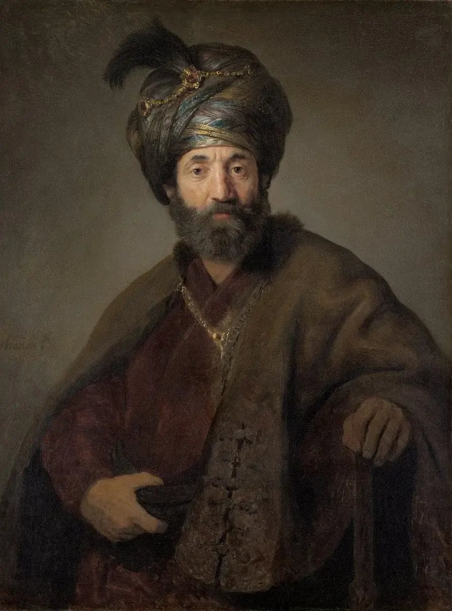 Rembrandt’s 'Man in Oriental Costume,' assumed to be a portrait of Samuel Pallache
