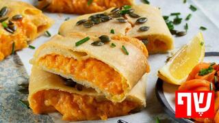 מגולגלים דלעת בציפוי גרעינים