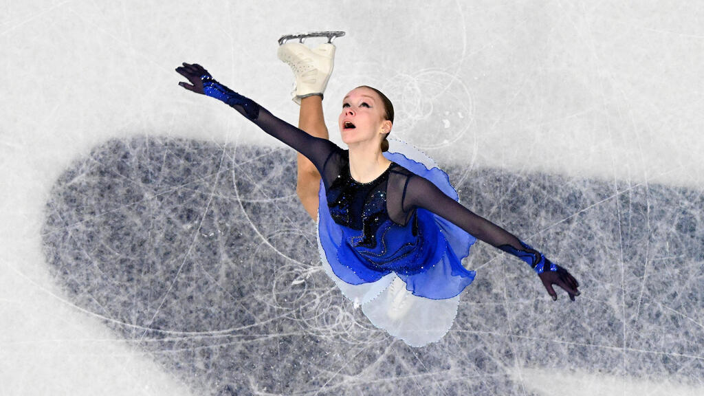 Israeli figure skater Maria Seniuk (Photo: Fabrizio Bensch/Reuters) מריה סניוק