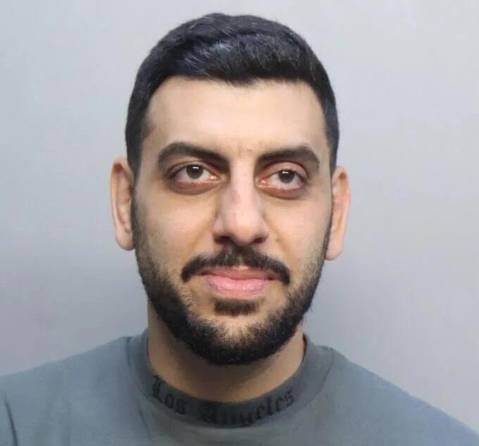 Арестованный израильтянин (Фото: Miami-Dade Corrections and Rehabilitation) בסיליוס גראייב