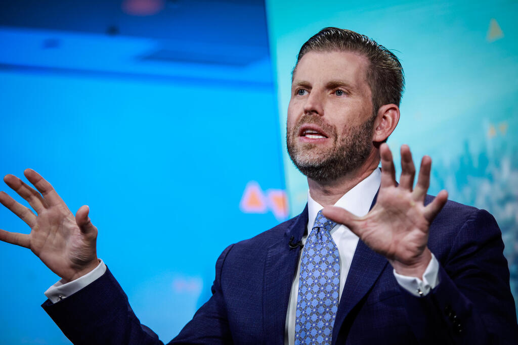 Eric Trump. Building Tbilisi’s most luxurious tower (Photo: Bloomberg) אריק טראמפ
