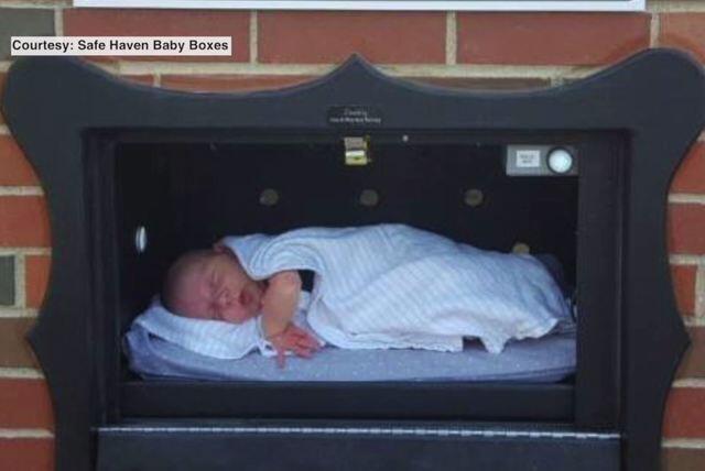 תיבות תינוקות Baby Boxes שנועדו למסירת תינוקות בעקבות היריון לא-רצוי