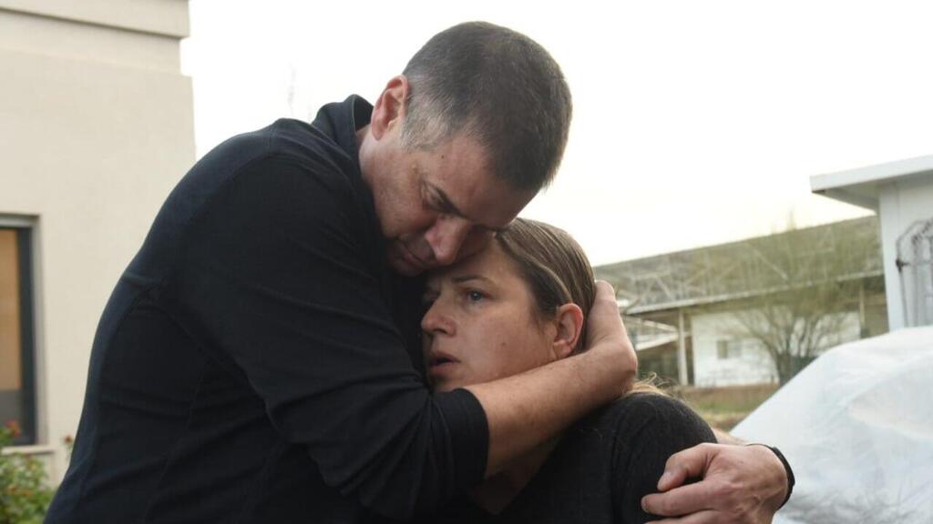 Hadas and Yiftach Yafe (Photo: Avihu Shapira) הוריו של עפרי יפה ז"ל