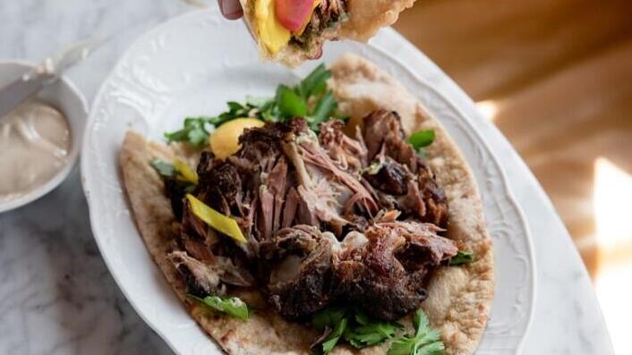 השווארמה של מסעדת בבל בלוס אנג'לס