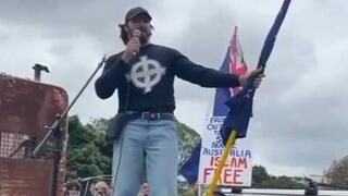 ברנדון קושל בעצרת בסידני