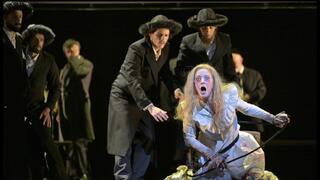 Сцена из оперы "Диббук" 