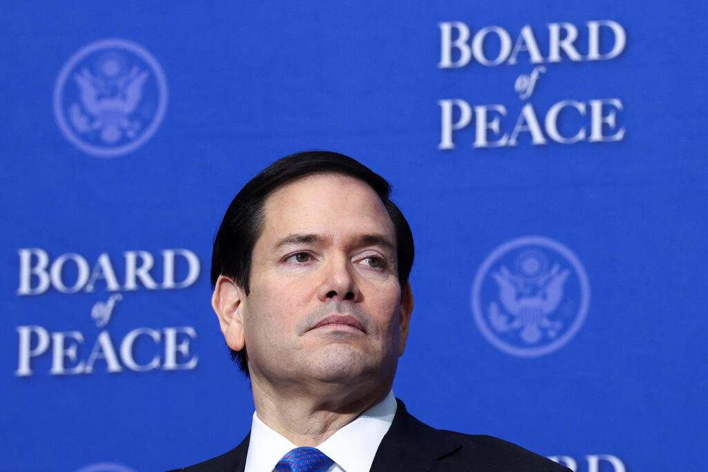 US Secretary of State Marco Rubio (Photo: REUTERS/Kevin Lamarque) כינוס מועצת השלום