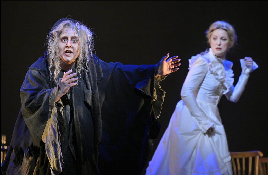 Cцена из оперы "Диббук" 