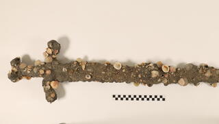 חרב צלבנית מהמאה ה-12 התגלתה דרומית לחיפה