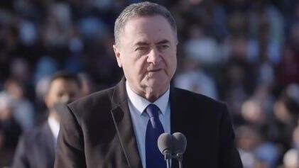 Defense Minister Israel Katz (Photo: IDF) טקס סיום קורס קצינים קרביים בבה״ד 1