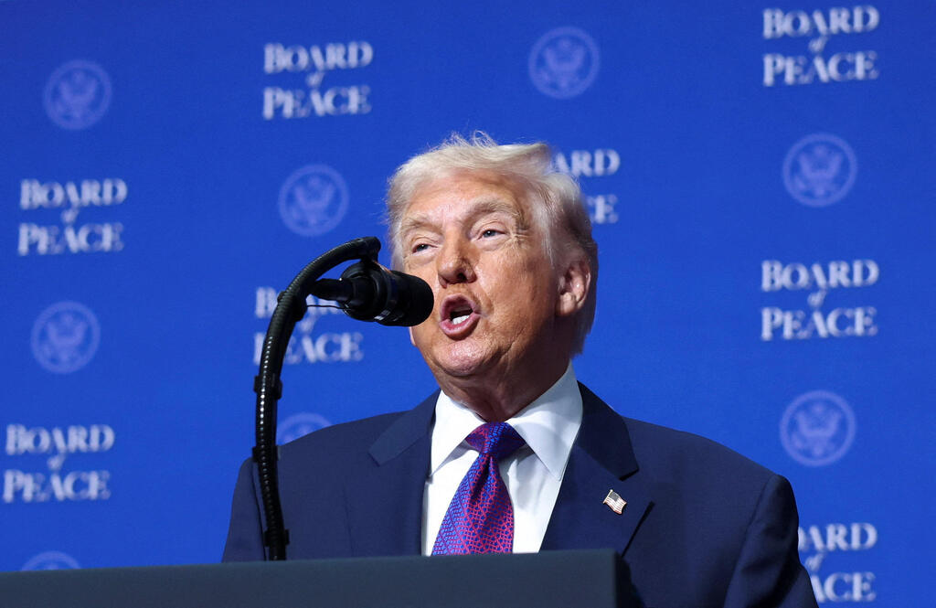 US President Donald Trump (Photo: REUTERS/Kevin Lamarque) כינוס מועצת השלום