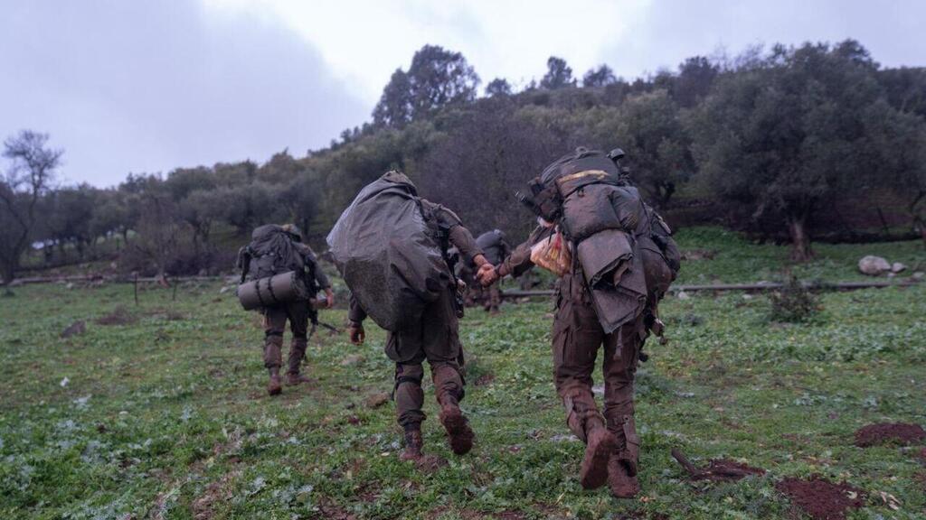 תיעוד סיירת גולני מתרגלים לחימה בחיזבאללה