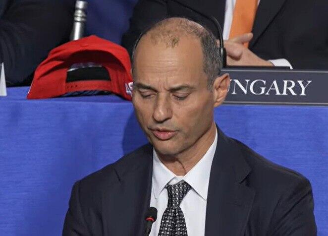 Yakir Gabay (Photo: White House) הזרוע הישראלית של בורד השלום של הנשיא טראמפ