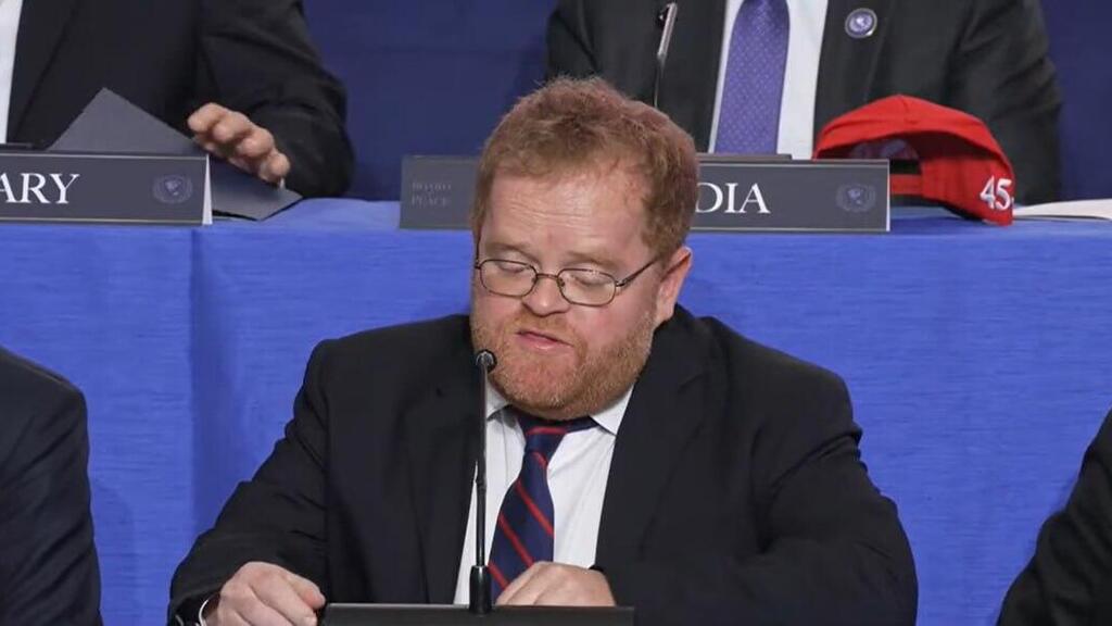 Liran Tancman (Photo: White House) הזרוע הישראלית של בורד השלום של הנשיא טראמפ