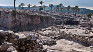The area of worship at Tel Megiddo