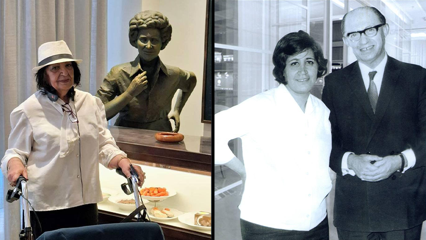 Эти Авраами и Берта Винтер с Менахемом Бегиным 