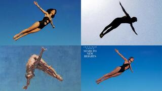 עטיפות האלבומים "ציפור כחולה" - מרגי, "לרדוף אחרי השמש" - אפרת גוש, שער "הארפרז באזר" ועטיפת "שירי מרפסת" - רועי כפרי וטל טירנגל